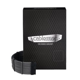 CableMod RT-Series Pro ModMesh Sleeved 12VHPWR StealthSense Dual Cable Kit for ASUS/Seasonic/Phanteks (Carbon)