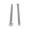 FAS (5) 5/16-18x4 316 Stainless Steel Hex Cap Screws Hex