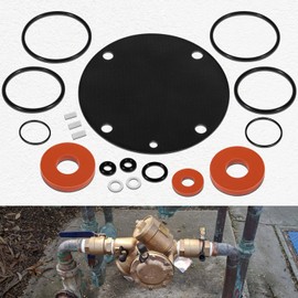 Upgraded 905111 Complete Rubber Repair Kit Fit for Febco Backflow 15-32mm 825Y 825YA 3/4"-1-1/4", Reduced Pressure Zone Assembly, 18pcs