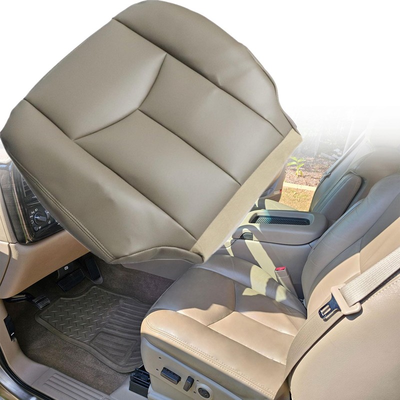 Priprilod #522 Med Tan Microfiber Leather Driver Side Bottom Replacement