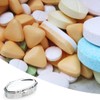YATEICBC 2 Piece Stainless Steel Pill Box Pill Box with