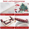 Classic Watercolour Place Mat Christmas Table Set in 4 Different