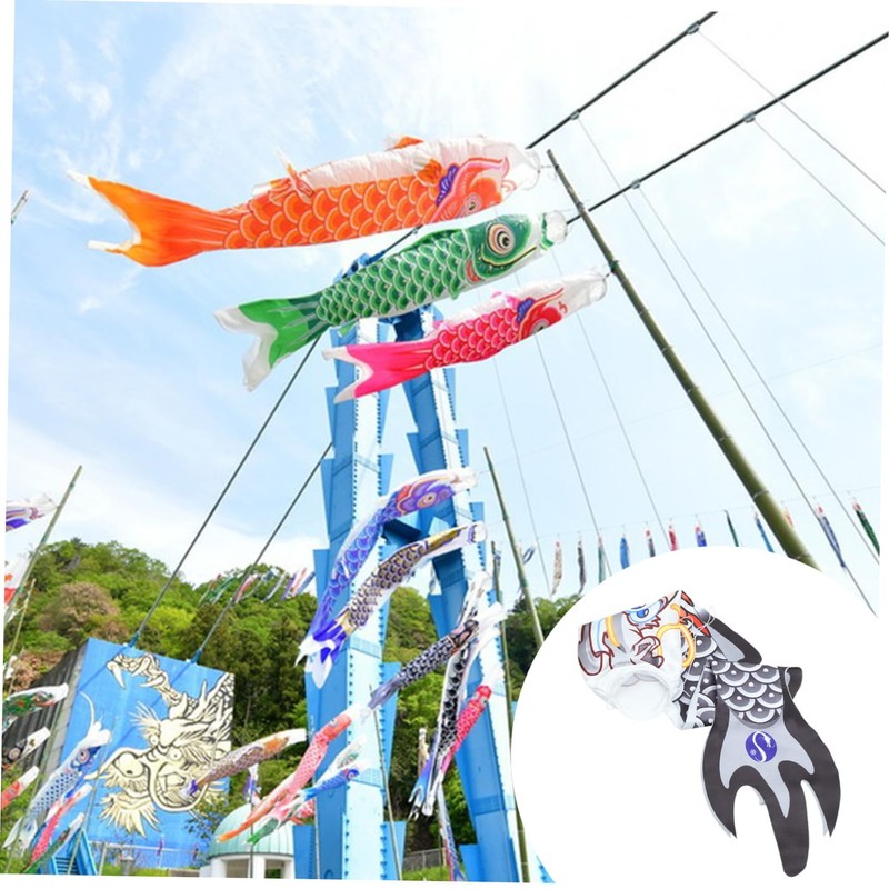 Outanaya Dragon Windsock Flag Vibrant Outdoor Hanging Decoration for Gardens