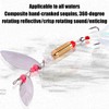Spinnerbait Fishing Lures | Sequin Lure Jig Feather Treble Hook