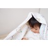 Vit Heart Sanrio Baby Star Grey Stripe Gauze Swaddle (SB03S)