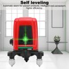 AK436G Laser Line Leveling 2 Line 1 Dots SelfLeveling Green