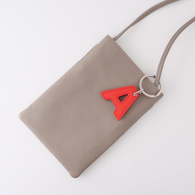 [Slip-on] Keychain (JK-1401 Alphabet Keychain, Medium, Yellow), One Size