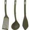 Nagao SIMPLY Kitchen Tool Set, Turner, Ladle, Spatula, Green, Made