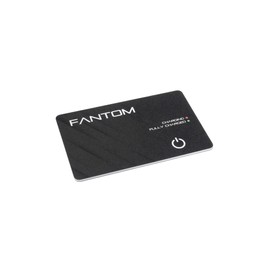 Fantom Rechargeable Smart Tracker Card. Ultra Thin and Water-Resistant with Wireless Charging. Works with Apple Find My Network. Credit Card Size for Wallet, Passport, Luggage Tags.