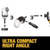 DEWALT FLEXTORQ Right Angle Drill Attachment, 4-in-1 System, 12-Inch Compact,