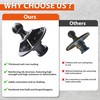 Forge Kingpin to Gooseneck Ball Adapter with 1.5" Raised Reinforced