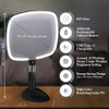 Mirrorvana Espejo de Mano Iluminado con asa, diseño de Mango