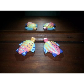 Magnet - Color Turtle (set of 3) - #29082518 Wood Turtle Spotted and/or Striped