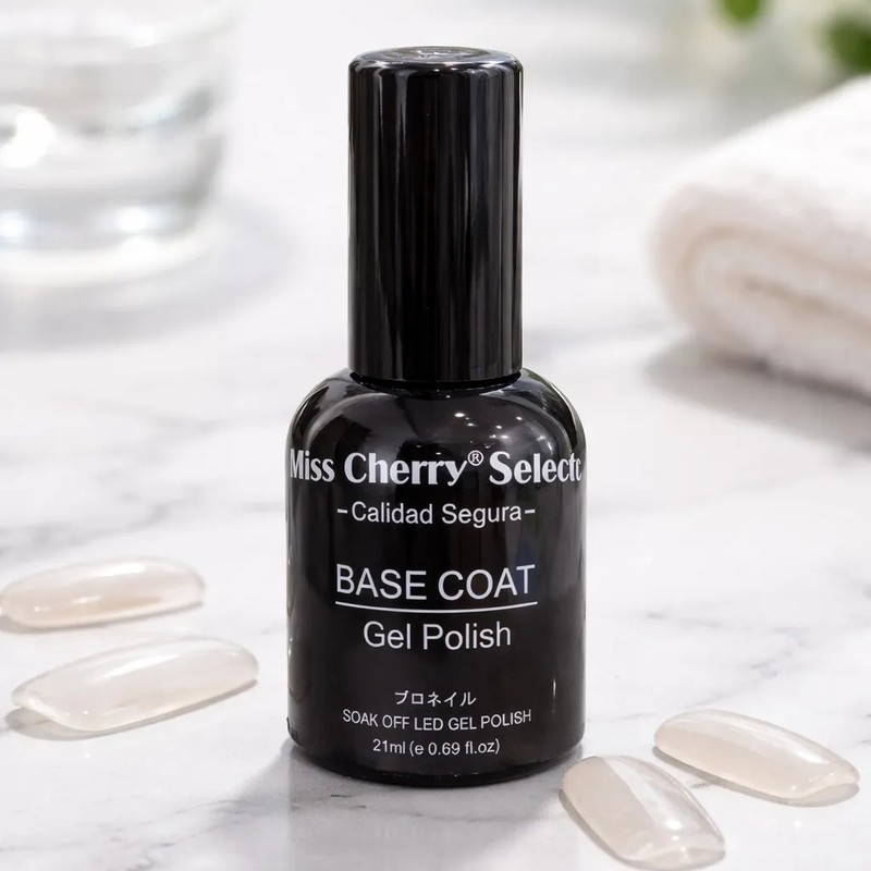 Base Coat Miss Cherry Gel Semipermanente Uñas 21ml