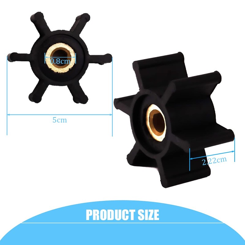 GTPARTES 49-16-2771 Brass Core Impeller with O-Ring Kit Compatible With