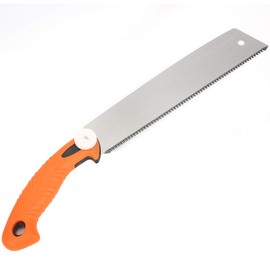 Hand Saw Woodworking 10inch Portable Saw Anti Slip Anti Rust Hand Flush Cut Pull Saws Fine Tooth Woodworking Saw for Woodworking Manual Cutting Tools