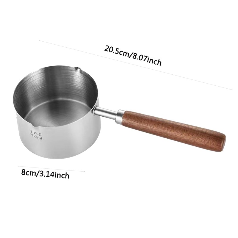 BinaryABC Mini Sauce Pan Cooking Pot Chocolate Melting Pot,Stainless Steel