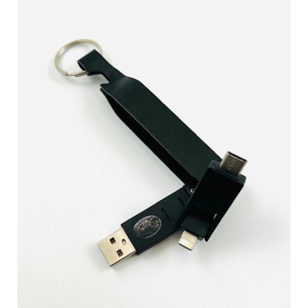 Koozie Lot of 12 Pieces - Keyring Dual Charging Cable