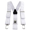 TigerTie Unisex Y-shaped braces with 3 extra strong clips, colour
