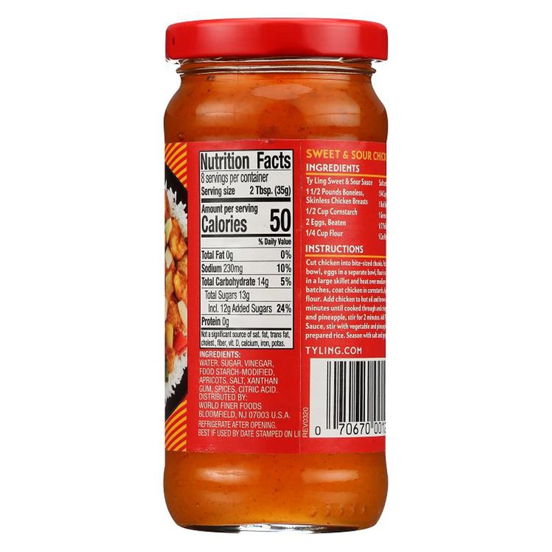Tyling Sweet & Sour Sauce 10 OZ (Pack of 2)