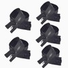 5PCS #5 39 Inch Two Way Separating Large Plastic Zippers