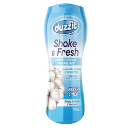 500g Shake & Fresh Carpet Odour Eliminator | Fresh Linen Scent | Absorbs and Neutralizes Bad Odors for a Clean, Refreshing Carpet