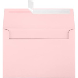 LUXPaper A8 Invitation Envelopes | Peel & Press | 5 1/2" x 8 1/8" | Candy Pink | 80lb. Text | 50 Qty
