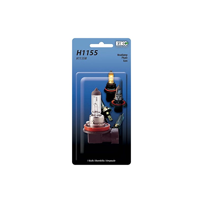 Eiko H1155-BP H11 Series Halogen Replacement Bulb, (Pack of 1)