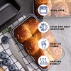 HONGBAKE Mini Loaf Pan for Baking Bread, 6 x 3.3