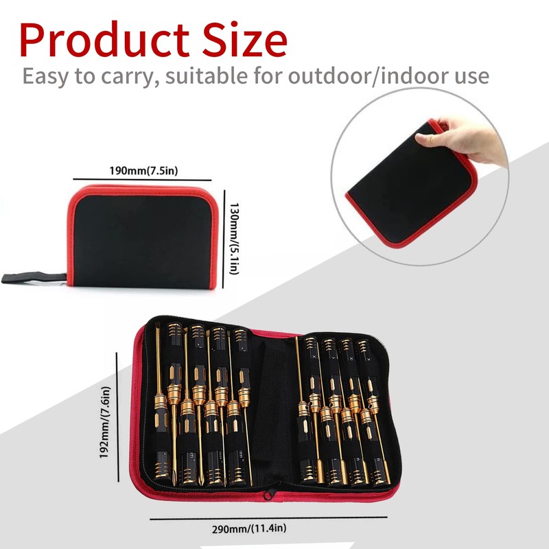 Buddy RC RC Hex Screwdriver Tools Kit 16 in 1