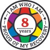 Recovery Pride Medallion in Years 1-50 Recovery AA Chip Sober