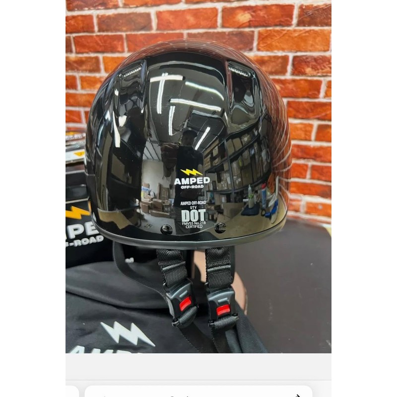 AMPED Off-Road DOT Certified UTV Open Face Helmet - Lightweight