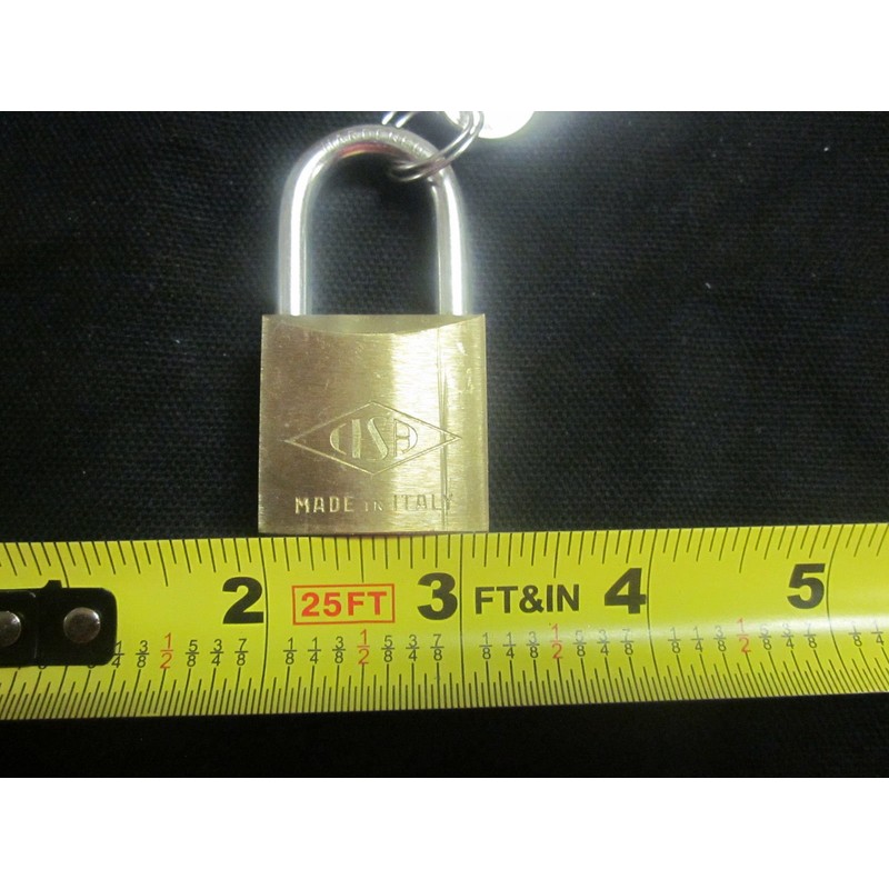 22011-30 PADLOCK ~ CISA ~ SOLID BRASS LOCK 220/30 MADE