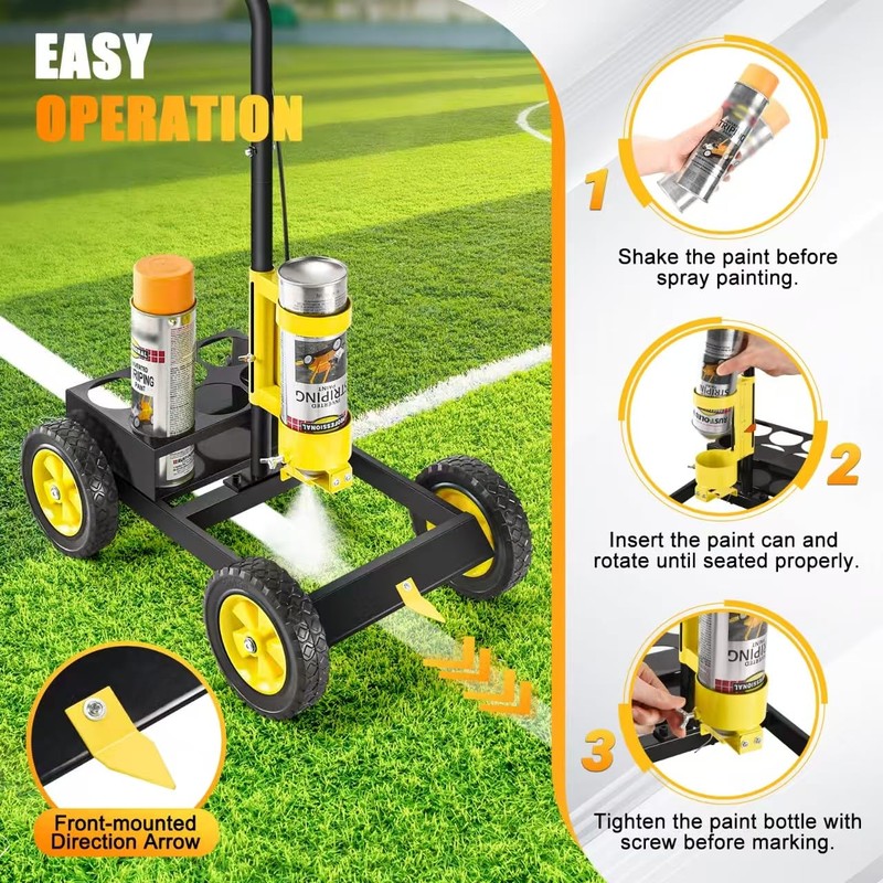 Parking Lot Striping Machine, Playing Field Striping Line Marking Machine,