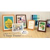 VANJOH 454803 V Basic Frame Picture Frame, Shikishi Size, Brown