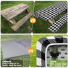 Picnic Table Cover with Bench Covers Camping Essentials Waterproof Windproof
