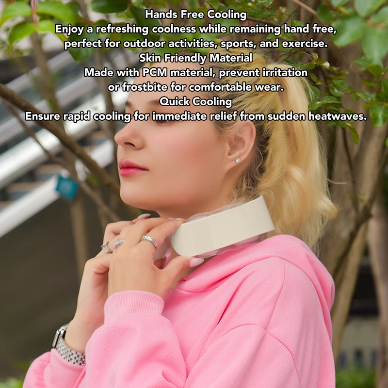 Neck Cooling Tube Reusable Long Lasting Cooling Wearable Hands Free