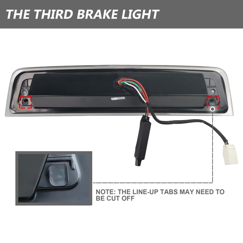 Gubebaili Third 3rd Brake Light Fit for Dodge Ram 1500
