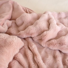 YeyeCyrilze Bubble Blanket Faux Fur Blanket Cuddly Blanket Fluffy Fluffy Blanket Fluffy Blanket Bubble Blanket for Bed Sofa Cuddly Blanket Casual Blanket