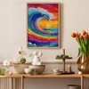 Impossible Puzzles for Adults 1000 Pieces, Colorful Ocean Wave Art