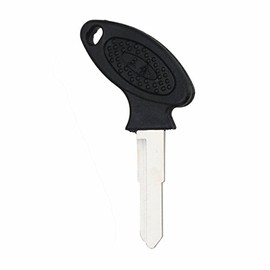C-FUNN Motorcycle Key Blank Uncut for Moped Chinese Scooter Gy6 Replacement Black