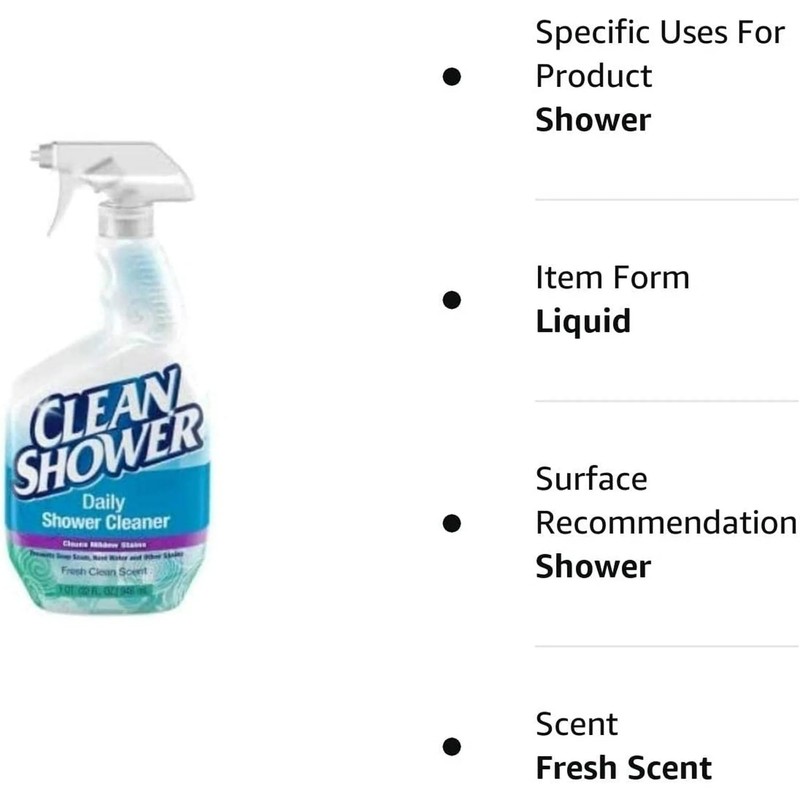 Clean Shower Daily Shower, 32 oz, 5 pk