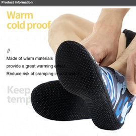 SUJAYU 3mm Neoprene Diving Socks Men & Women, Low Cut Free Diving Fins Pool Skimmer Sock, Thermal Water Socks for Women & Men Snorkeling Surfing Swimming (Pink, L)