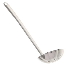 SHOWERORO 304 Stainless Steel Slotted Spoon Multi-Use Cooking Spoon Hanging Design Thick Hotpot Ladle for Home and Dining