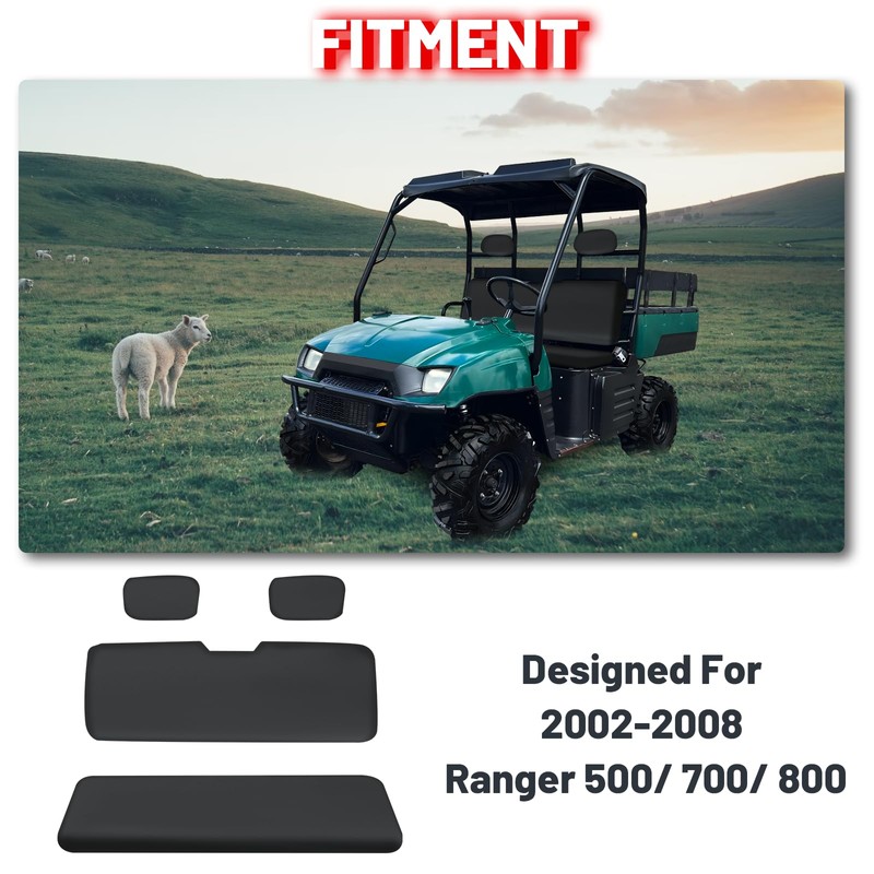 StarknightMT UTV Ranger Seat Cover Waterproof Seat Covers Compatible with