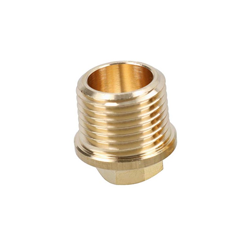 AB Tools Universal Brass Boat Drain Plug Speedboat Rib Garboard