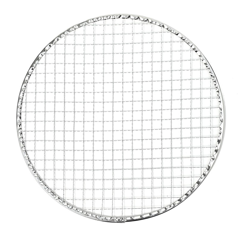 【TFS】 Disposable Grilling Net, Round Net, 28 cm (10 pieces)