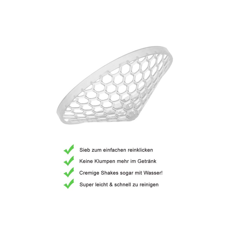 "Heaven" Protein Shaker 500 ml Leak-Proof, BPA Free, with Strainer