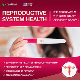 healblend Myo & D-Chiro Inositol Plus Supplement Blend, Hormonal Balance, Healthy Ovulation & Overall Wellness Support for Women, Fertility and Pregnancy Health (3 Pack)