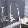 GDRASUYA10 Wall Mount Kitchen Faucet Stainless 360?? Rotation Commercial Sink